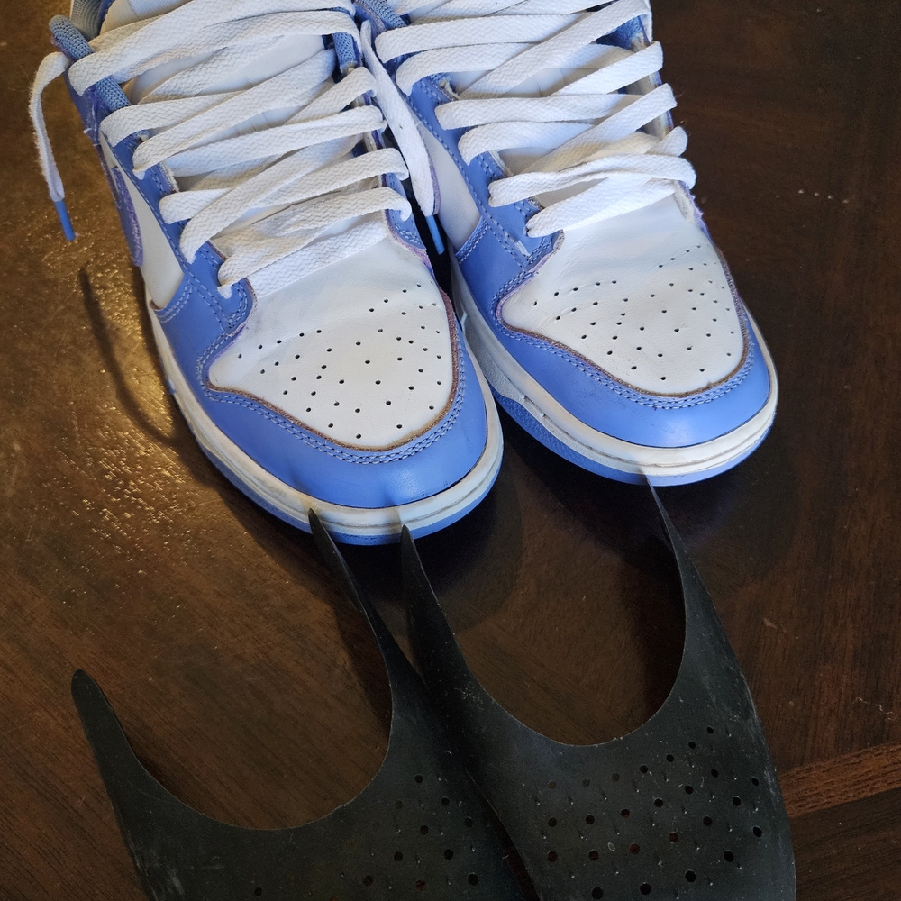 Nike Blue And White Sneakers Men's 7.5 - image 2